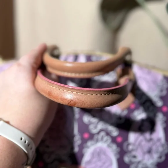 Dooney & Bourke Disney Princess Half Marathon 2015 Satchel Purple Sketch - Picture 3 of 16